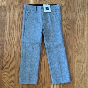 Toddler Boy 3T Janie and Jack Grey Wool Pants NWT.